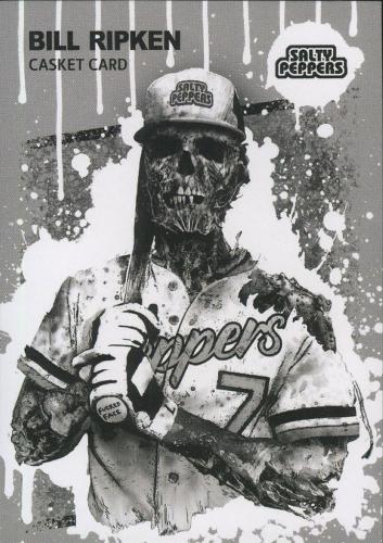 2023 Impero Arts Casket Card F'd Face Bill Ripken /50