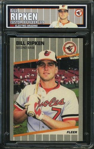 1989 Fleer #616A Bill Ripken Rick Face Custom #1