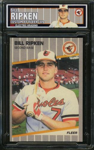 1989 Fleer #616A Bill Ripken Rick Face Custom #2