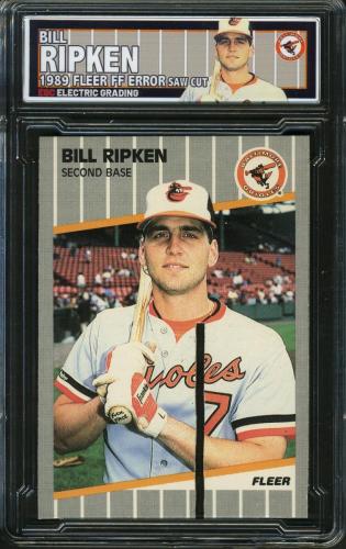 1989 Fleer #616A Bill Ripken Rick Face Saw-Cut