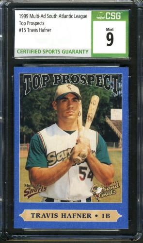 1999 Multi-Ad South Atlantic League Top Prospects #15 Travis Hafner CSG 9 #1018675112