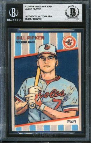 2019 Allen C. Player Art Cards [Black / Black back]