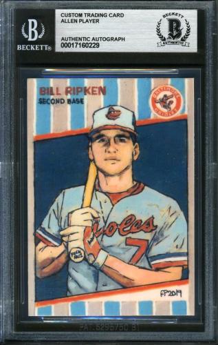 2019 Allen C. Player Art Cards [Black / Green back]