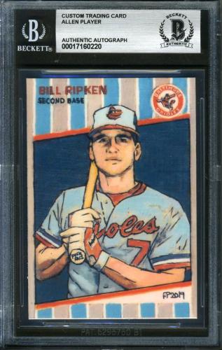 2019 Allen C. Player Art Cards [Blue / Black back]