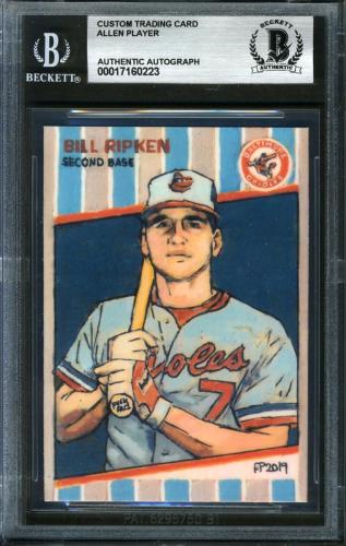 2019 Allen C. Player Art Cards [Blue / Orange back]