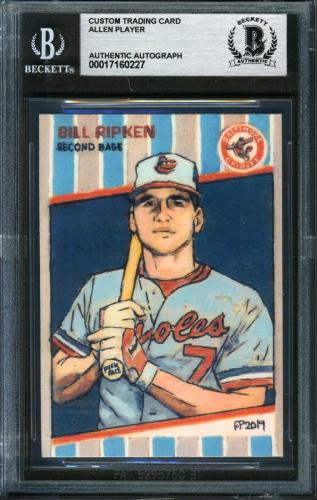 2019 Allen C. Player Art Cards [Blue / Yellow back]