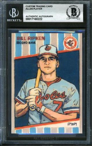 2019 Allen C. Player Art Cards [Brown / Green back]