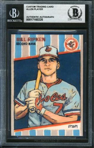 2019 Allen C. Player Art Cards [Gray / Green back]