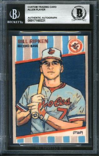 2019 Allen C. Player Art Cards [Green / Blue back]