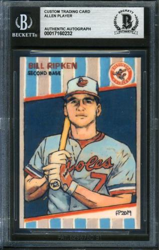 2019 Allen C. Player Art Cards [Red / Black back]