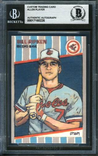 2019 Allen C. Player Art Cards [Red / Black / Blue back]