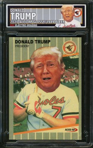 2020 Aceo RP Glossy 1989 Fleer Donald Trump