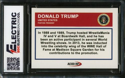 2020 Aceo RP Glossy 1989 Fleer Donald Trump - Back