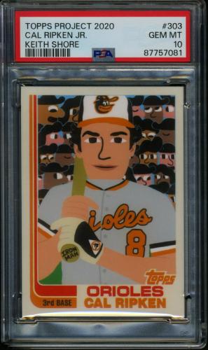 2020 Topps Project 2020 - Keith Shore #303 Cal Ripken, Jr. PSA 10 #87757081