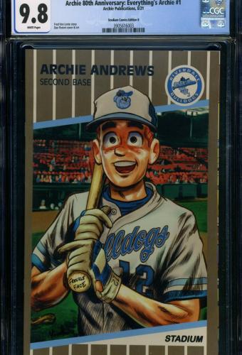 2021 Archie 80th Anniversary: Everything's Archie #1 Stadium Comics Edition B 8/21 CGC 9.8 #3905616003