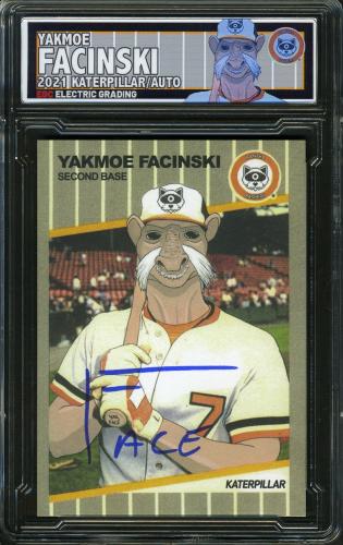 2021 Katerpillar #919 Yakmoe Facinski Autograph
