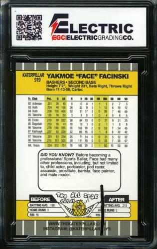 2021 Katerpillar #919 Yakmoe Facinski Saw-Cut #2 - Back