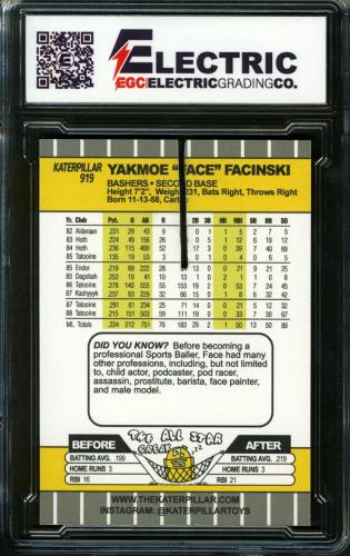 2021 Katerpillar #919 Yakmoe Facinski Saw-Cut #3 - Back