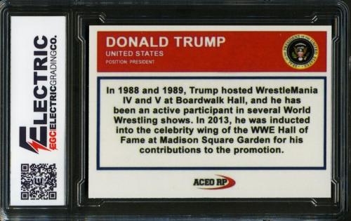2024 Aceo RP Glossy 1989 Fleer Donald Trump - Back