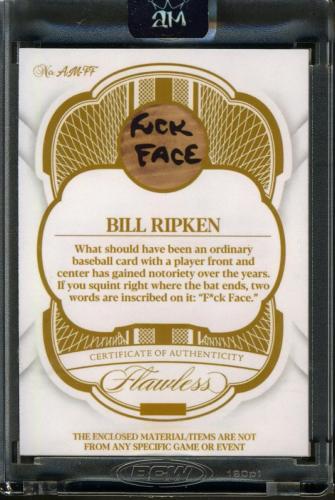 2024 Authentik Memories Flawless #AM-FF - Back