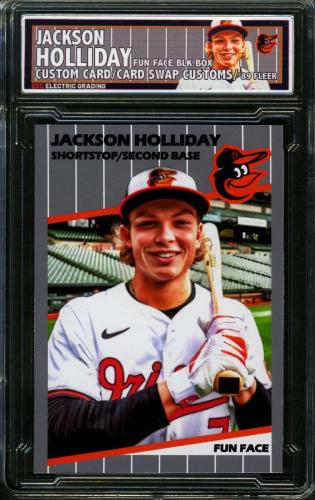2024 Card Swap Customs Fun Face Black Box Jackson Holliday