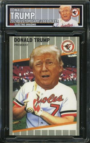2024 Custom 1989 Fleer #45 Donald Trump