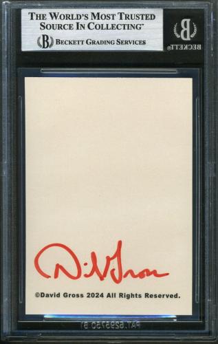 2024 David Gross Bill Pick'En Red Signature Back - Back