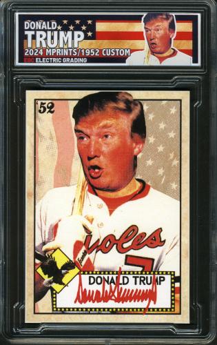 2024 MPRINTS 1952 Topps Design Donald Trump