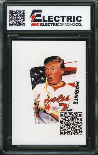 2024 MPRINTS 1952 Topps Design Donald Trump - Back