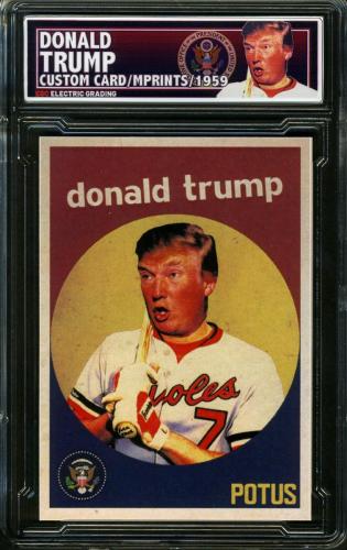 2024 MPRINTS 1959 Topps Design #LE-24 Donald Trump