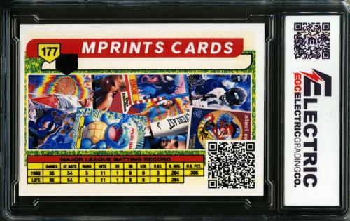 2024 MPRINTS 1989 Fleer Design #177 Donald Trump - Back