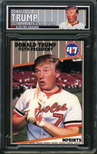 2024 MPRINTS 1989 Fleer Design Donald Trump