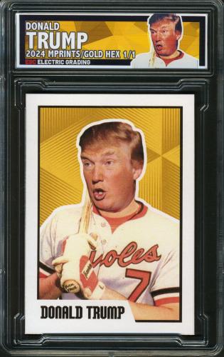 2024 MPRINTS Gold Hex 1/1 Donald Trump