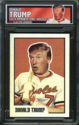 2024 MPRINTS Orange Holo 1/1 Donald Trump