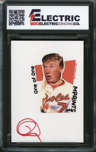 2024 MPRINTS Orange Holo 1/1 Donald Trump - Back