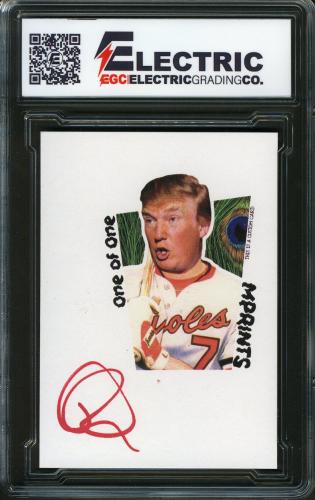2024 MPRINTS Peacock Holo 1/1 Donald Trump - Back