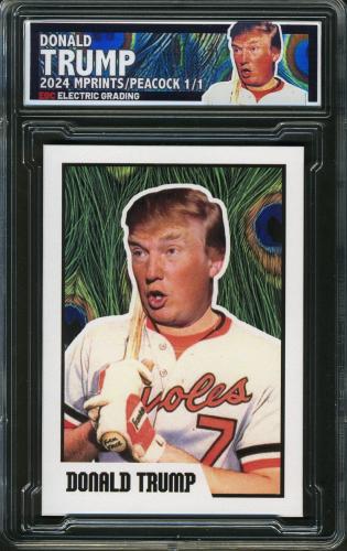 2024 MPRINTS Peacock 1/1 Donald Trump