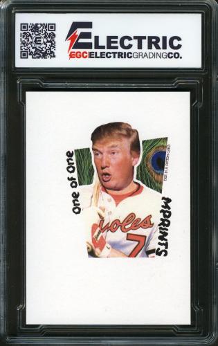 2024 MPRINTS Peacock 1/1 Donald Trump - Back