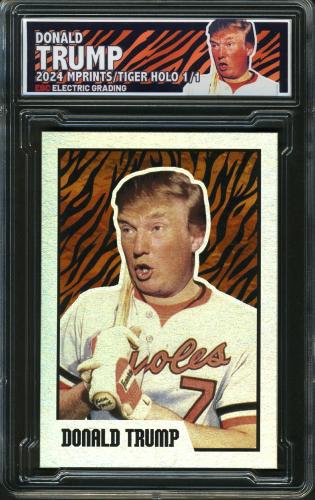 2024 MPRINTS Tiger Holo 1/1 Donald Trump