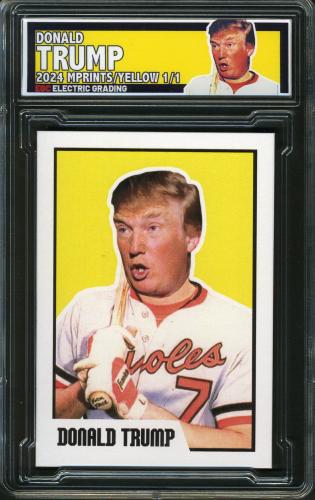 2024 MPRINTS Yellow 1/1 Donald Trump