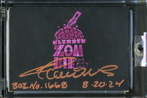 2024 Chris Zupan Custom Card - Back