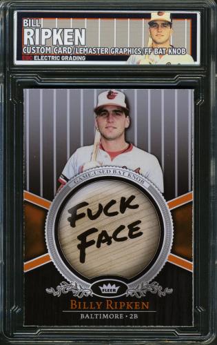 LeMaster Graphics Fleer Game-Used Bat Knob