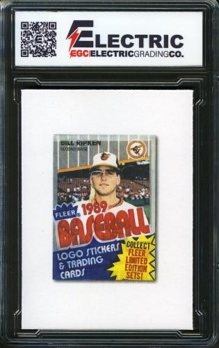 LeMaster Graphics Fleer Game-Used Bat Knob - Back