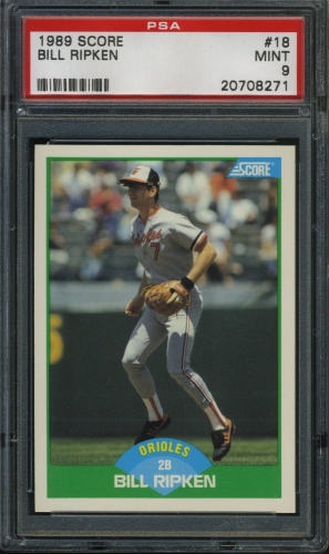 1989 Score #18 Bill Ripken PSA 9 #20708271