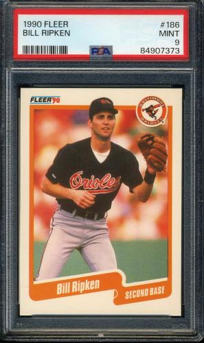 1990 Fleer #186 Bill Ripken PSA 9 #844907373