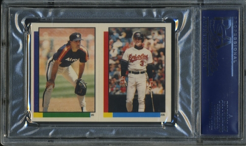 1990 Topps Stickers #235 Billy Ripken (20) PSA 10 #20708291 - Back