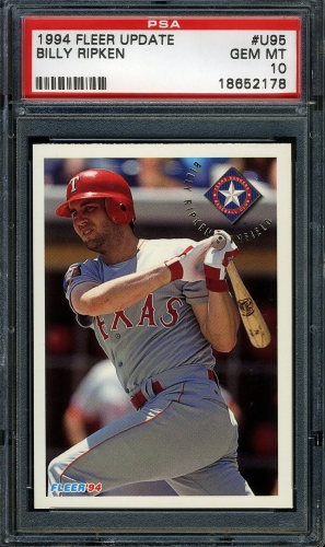 1994 Fleer Update #95 Billy Ripken PSA 10 #18652178