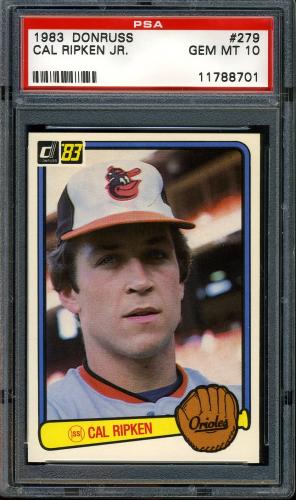 1983 Donruss #279 Cal Ripken PSA 10 #11788701