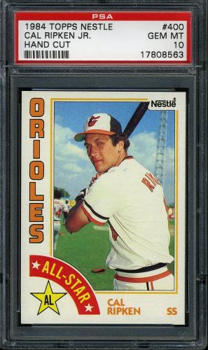1984 Nestle 792 #400 Cal Ripken AS PSA 10 #17808563