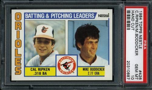 1984 Nestle 792 #426 Orioles TL/Cal Ripken PSA 10 #20310887